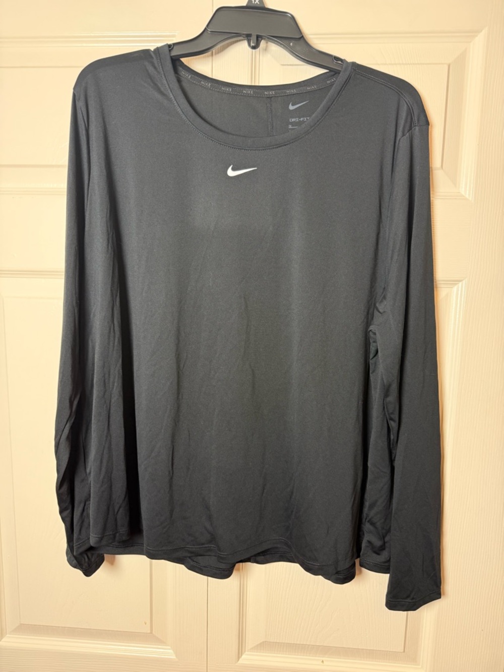 Nike Dri Fit Long Sleeve Black Athletic Tee